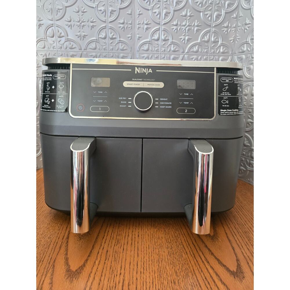 Ninja - Foodi 6-in-1 10-qt. XL 2-Basket Air Fryer with DualZone Technology & ...